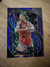 2025 Panini Select WNBA A'ja Wilson Blue Scope Prizm  /199 Aces #131 Premier