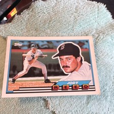 Topps 1989 Big Jody Reed Boston Red Sox #97 MLB Baseball Card Season 1989