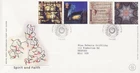 GB Stamps First Day Cover Spirit and Faith, church, religion Millennium SHS 2000