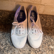 Keds Dream Foam White Canvas Lace-Up Sneakers Unisex US 7.5 EU 38