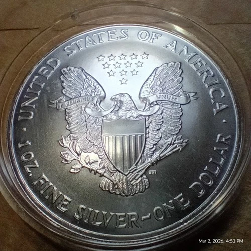 NO RESERVE 1oz Fine Silver Coin USD American Silver Eagle Bullion 0.999 Silver
