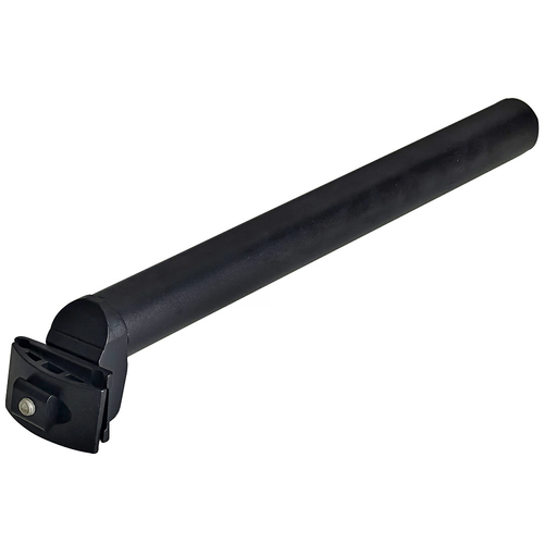 Tige De Selle Allongée Légère + Clip Pour Brompton - 130g Plus Léger, 50mm Plus Longue - Noir