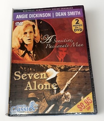 A Sensitive Passionate Man /Seven Alone DVD 2 Movies, 1 Disc Angie Dickinson NEW