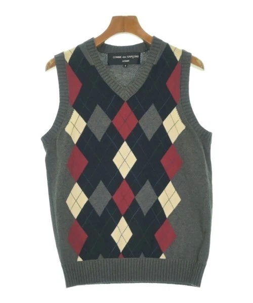 COMME des GARÇONS HOMME PLUS argyle vest Vest Comme Des Garcons Sweaters for Men for sale | eBay