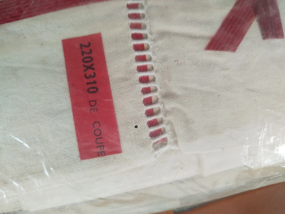 Lot 2 draps anciens métis? les 4 As 220x310 neufs emballage d'origine  - Photo 3/3