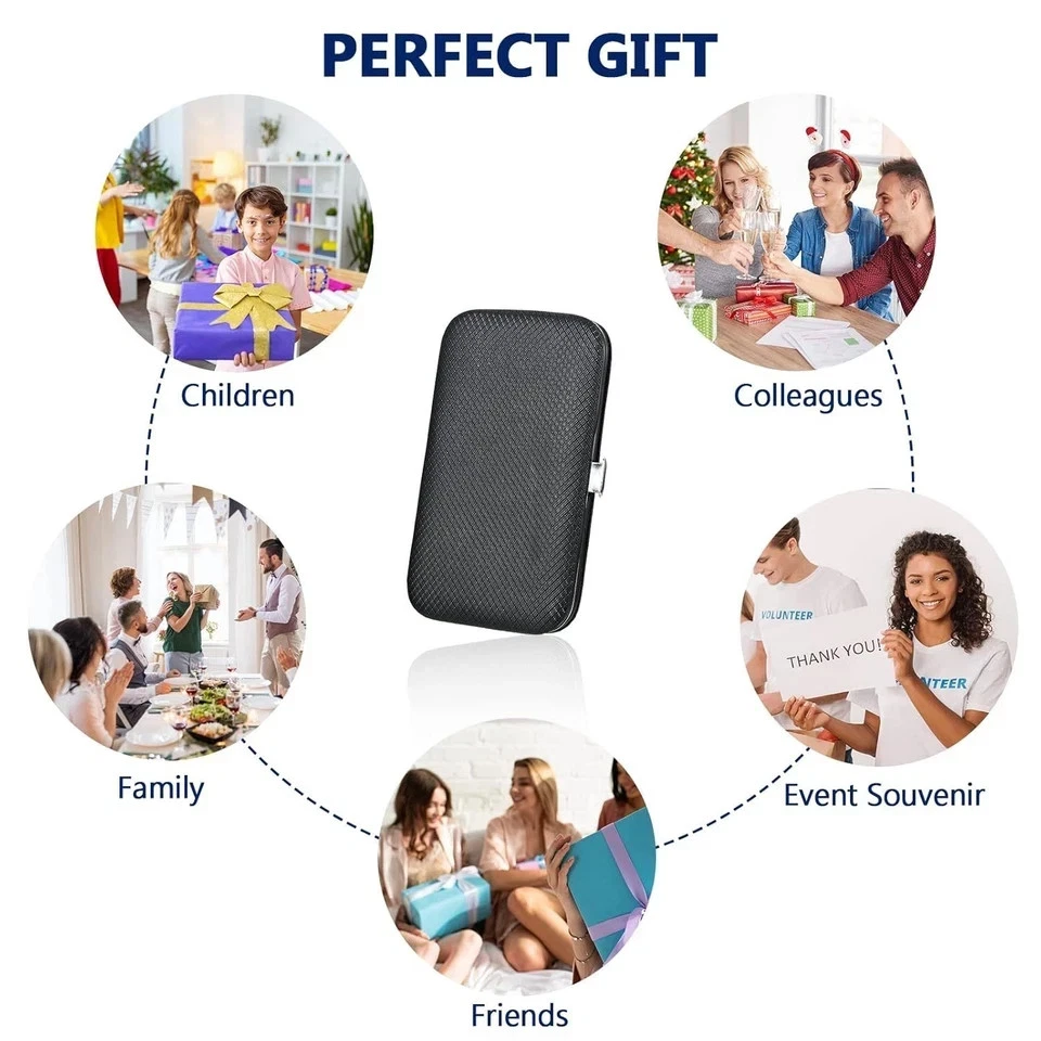 Juego de cortaúñas de acero inoxidable de 8 piezas para manicuras y unisex Foto 4 de 4