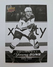 2023-24 UD Series 1 YOUNG GUNS YG CANVAS #C101 BROCK FABER BLACK