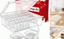 Bead Organizer Box, 31Pcs Small Beads Organizers and Storage Clear - 1P