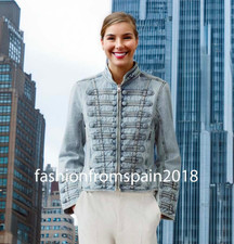 ZARA NEW WOMAN ARMY HUSSAR ZW FITTED BUTTON D...