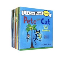 Pete The Cat - I Can Read Phonics Book For Kids - 12 Book Set