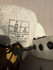 Dr. Martens White 1460 Leather Boots 5UK/8