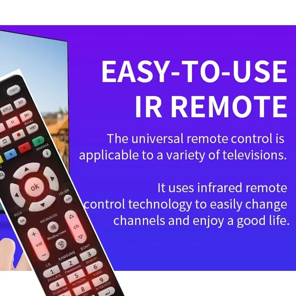 Universal All in One TV Remote Control with backlight for Multiple ...