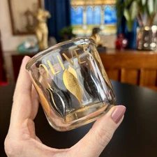 Vintage Glass for OLIVES Mid-Century Modern Barware Liquor Cart MCM Cocktail