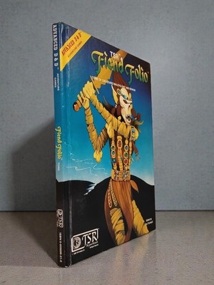  TSR Advanced Dungeons & Dragons Fiend Folio Tome of Creatures 1981 1st Ed Good
