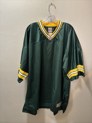 Green Bay Packers Pro Line NFL Vintage Jersey Men 3XL Green Blank Short  Sleeve