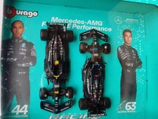 Burago Mercedes-AMG F1 W14 E Performance 44  63 Lewis Hamilton 1/43 Scale New