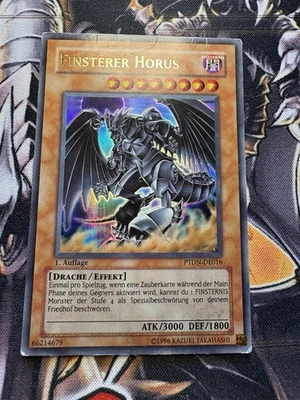 Yugioh! Finsterer Horus Ultra Rare - PTDN-DE016 1. Auflage - Deutsch - Bild 1 von 4