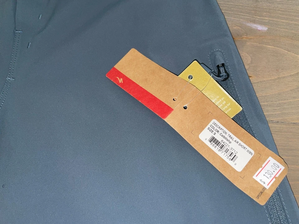 Pantalones cortos especializados Trail Air para mujer 64221 Cast Battleship azul/gris Foto 3 de 4