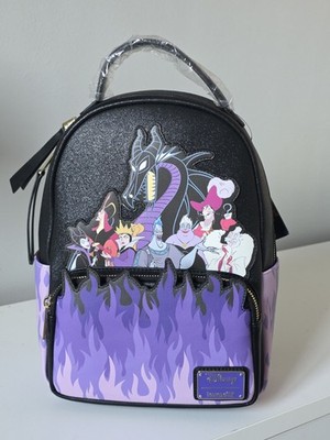 Loungefly Disney Villains Mini Rucksack Neu mit Etikett Maleficent Hades Ursula Cruella