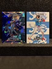 2025 Panini Crusade Baseball PJ Morlando Blue Cracked Ice and Base Miami Marlins