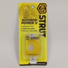 Hunters Spec Strut Turkey Call 4 Reeds Split V Cut Raspy Sounds Hunting Tool