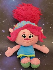DreamWorks 2016 Poppy Pink Hair 24" Plush Troll Doll Trolls Movie Stuffed Toy