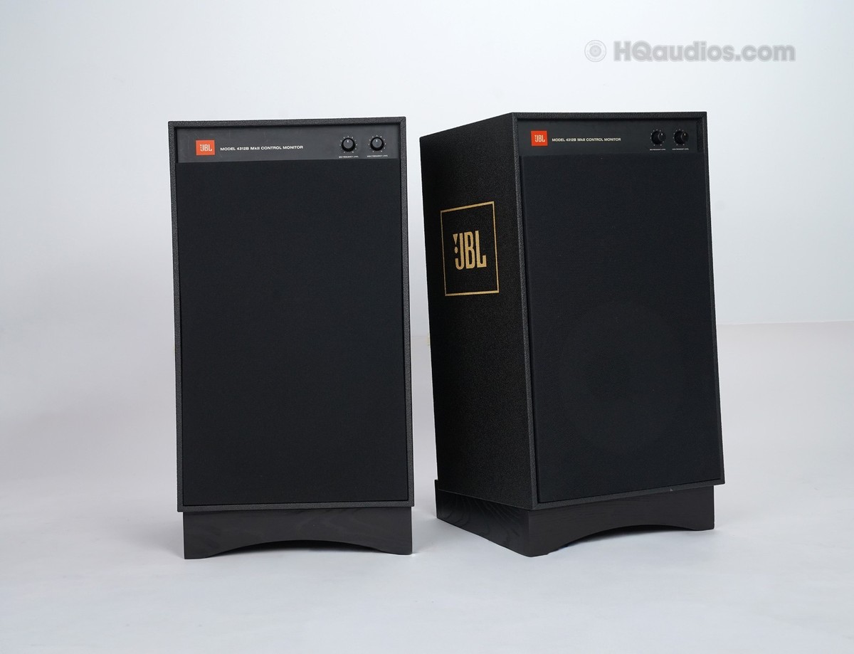 JBL 4312B MkⅡスタジオモニターペア美品 JBL 4312B MKII Studio Monitor Speakers –Fully Restored –1-Year WRT
