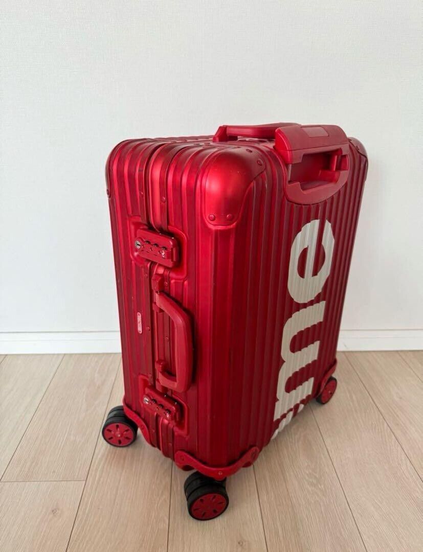 Rimowa x Supreme 45L Red 4-wheels Carry Case Suitcase | eBay Rimowa x Supreme 45L Red 4-wheels Carry Case Suitcase | eBay
