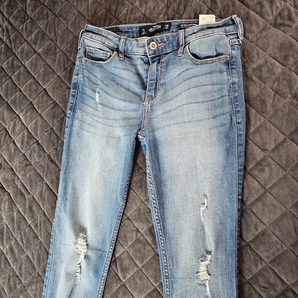 Hollister mid rise clearance jeans
