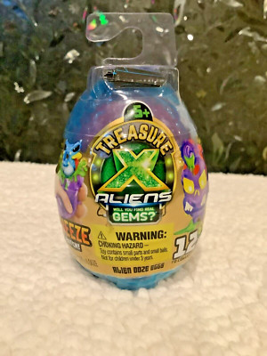 Treasure X Aliens Ooze Egg Blind Surprise Mystery Egg Find Real Gems - NEW-
