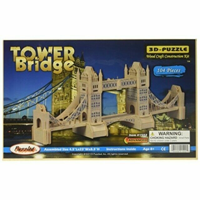 Puzzle 3d  Demente Games Tower Bridge Serie C 