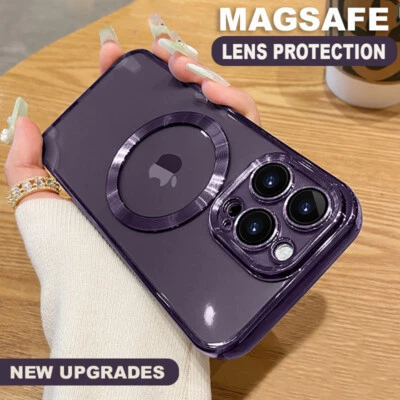 Case For Apple iPhone 16 15 14 13 12 Pro Max Shockproof Magnetic Silicone Cover