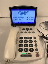 Ultratec CapTel 840 Closed Captioned Telephone Working Has Power And Phone Cord