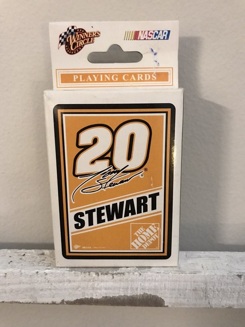 Winner S Circle NASCAR Playing Cards Tony Stewart 20 The Home DEPOT For 