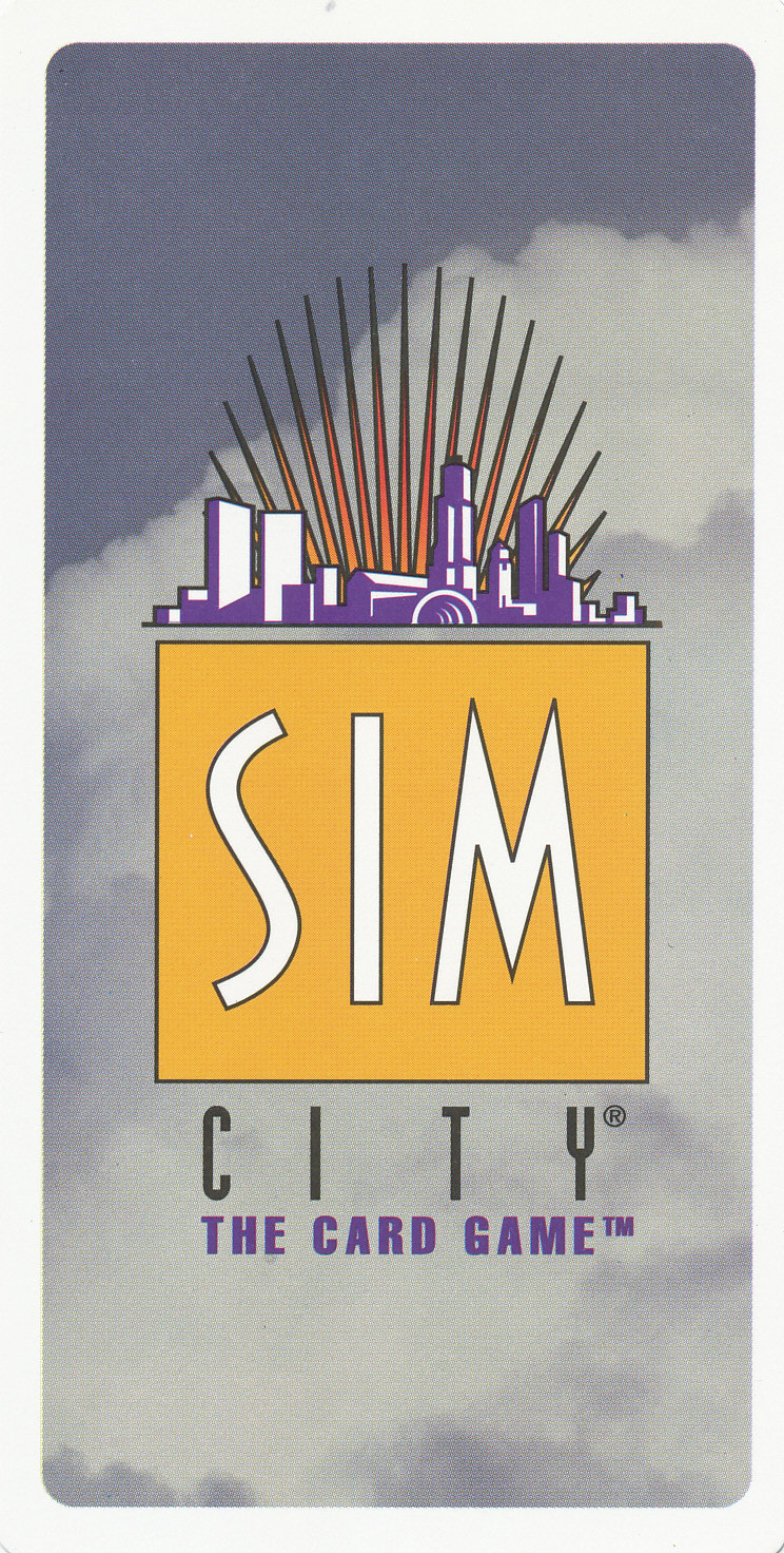 Sim City The Card Game CCG/TCG, Double length UltraRare Oil Field Card