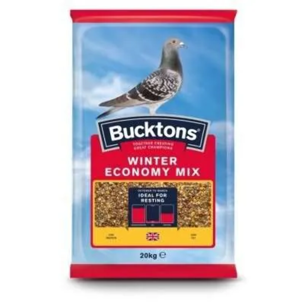 PIGEON FOOD FEED Bucktons Winter Economy Pigeon Feed 20kg. Quality