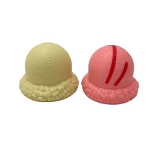 Melissa and Doug Magnetic Scoop Ice Cream Cone Replacement Vanilla Strawberry