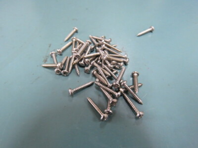 MCMASTER CARR  92470A098 Qty of 79 per Lot Phillips Rounded Head Screws for Shee