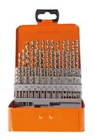 Projahn 50-Tlg. Spiralbohrer-Set Kurz Din 338 Hss-Co 5% Typ UF-L 1-5,9Mm 0,1Er