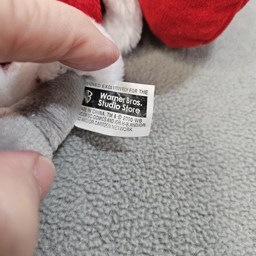 Bugs Bunny Santa Bean Bag Plush Warner Brothers Studio Store 2000 - Picture 5 of 7