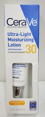 CeraVe Ultra-Light Moisturizing Lotion SPF 30 1.7 fl oz (50ml) EXP:9/26 (LOC B3)
