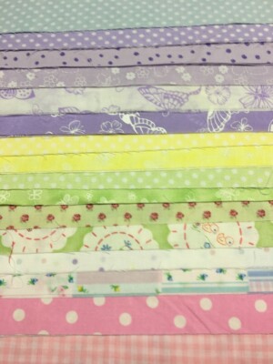 10'' Layer Cake Squares Assortment: PASTEL Calico Prints 40+ pieces USA