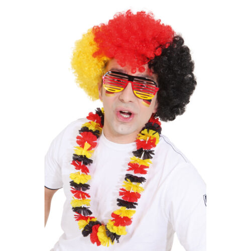 Alemania gafas negras rojas oro gafas de aficionado aficionado fútbol Mundial gafas de aficionados - Imagen 1 de 1