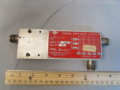 Narda Model 22043 Coaxial Directional Coupler 4-8GHz