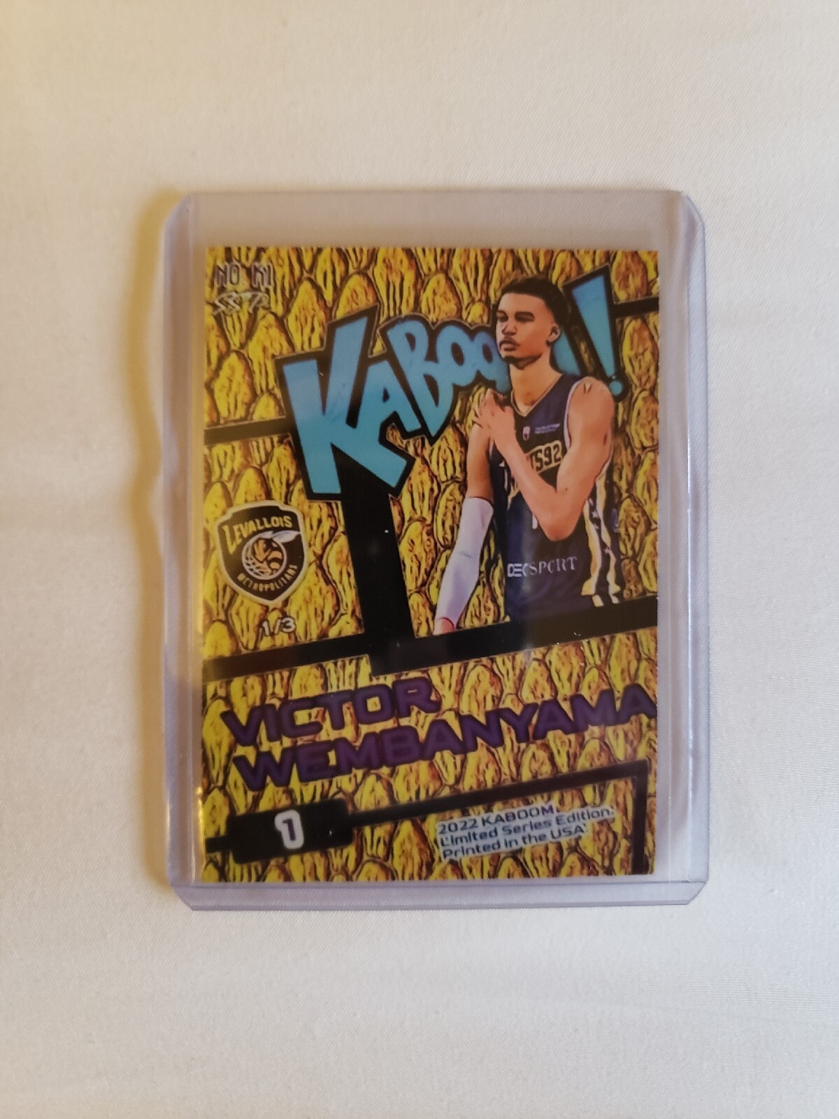 Victor Wembanyama ROOKIE CARD 2022 Kaboom Cracked Ice Dynasty Inc Promo 