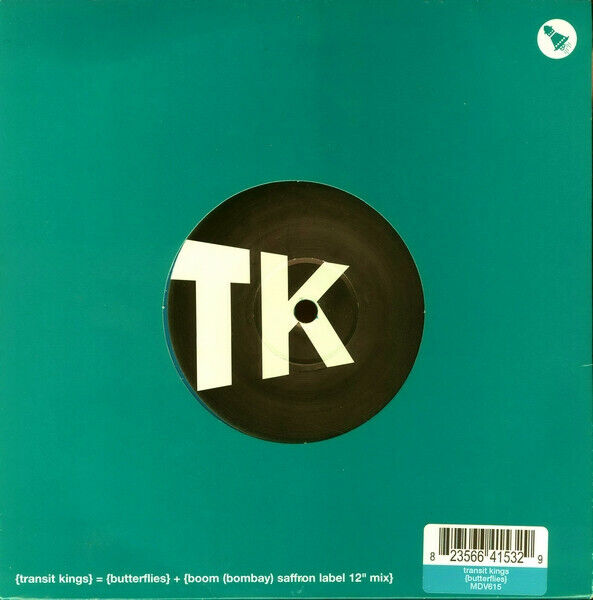 TRANSIT KINGS Butterflies 7" Vinyl UK GREEN WAX Malicious Damage ‎MDV615 THE KLF