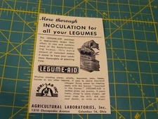 The FARM QUARTERLY-AD-SPRING 1951- LEGUME-AID / AGRICULTURAL LABS / Columbus, OH
