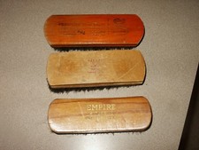 3 Vintage Horse Hair Brushes 2 Empire  1 Oxford