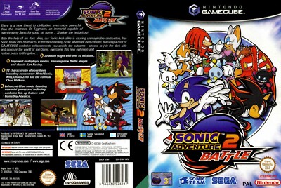 Sonic Adventure 2 Battle (Nintendo GameCube, 2002) - European