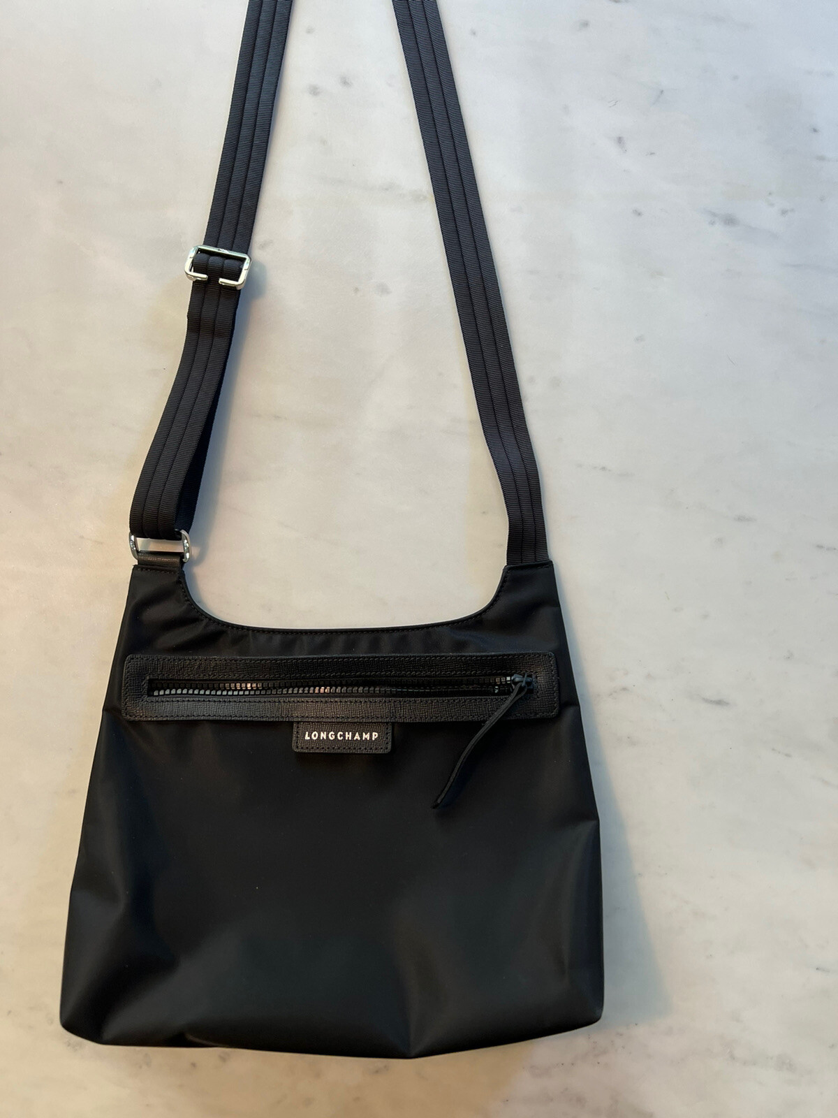 Longchamp Le Pliage Neo Black Nylon Crossbody Bag Gem